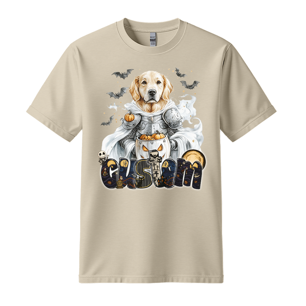 Personalised Shirt - Knight Golden Retriever Dog - Clothing For Men - Best Clothing - Unisex T-Shirt