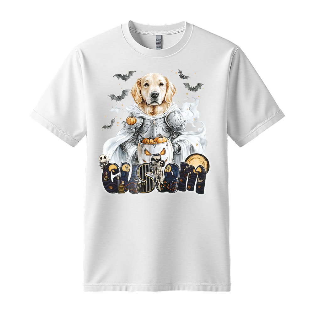 Personalised Shirt - Knight Golden Retriever Dog - Clothing For Men - Best Clothing - Unisex T-Shirt