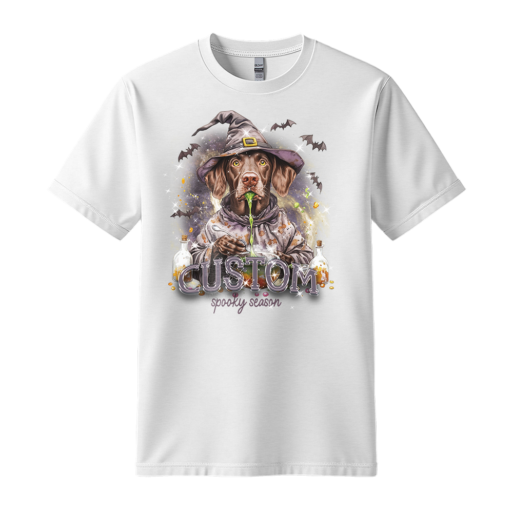Customised Shirt - Potion Wizard Pointer Dog - T Shirt For Men - Best Unisex T Shirt