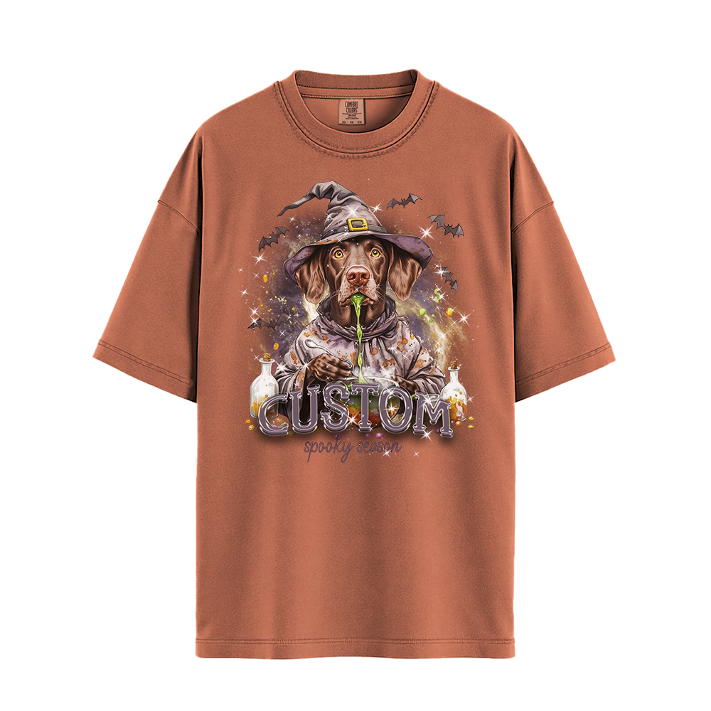 Customised Shirt - Potion Wizard Pointer Dog - T Shirt For Men - Best Unisex T Shirt